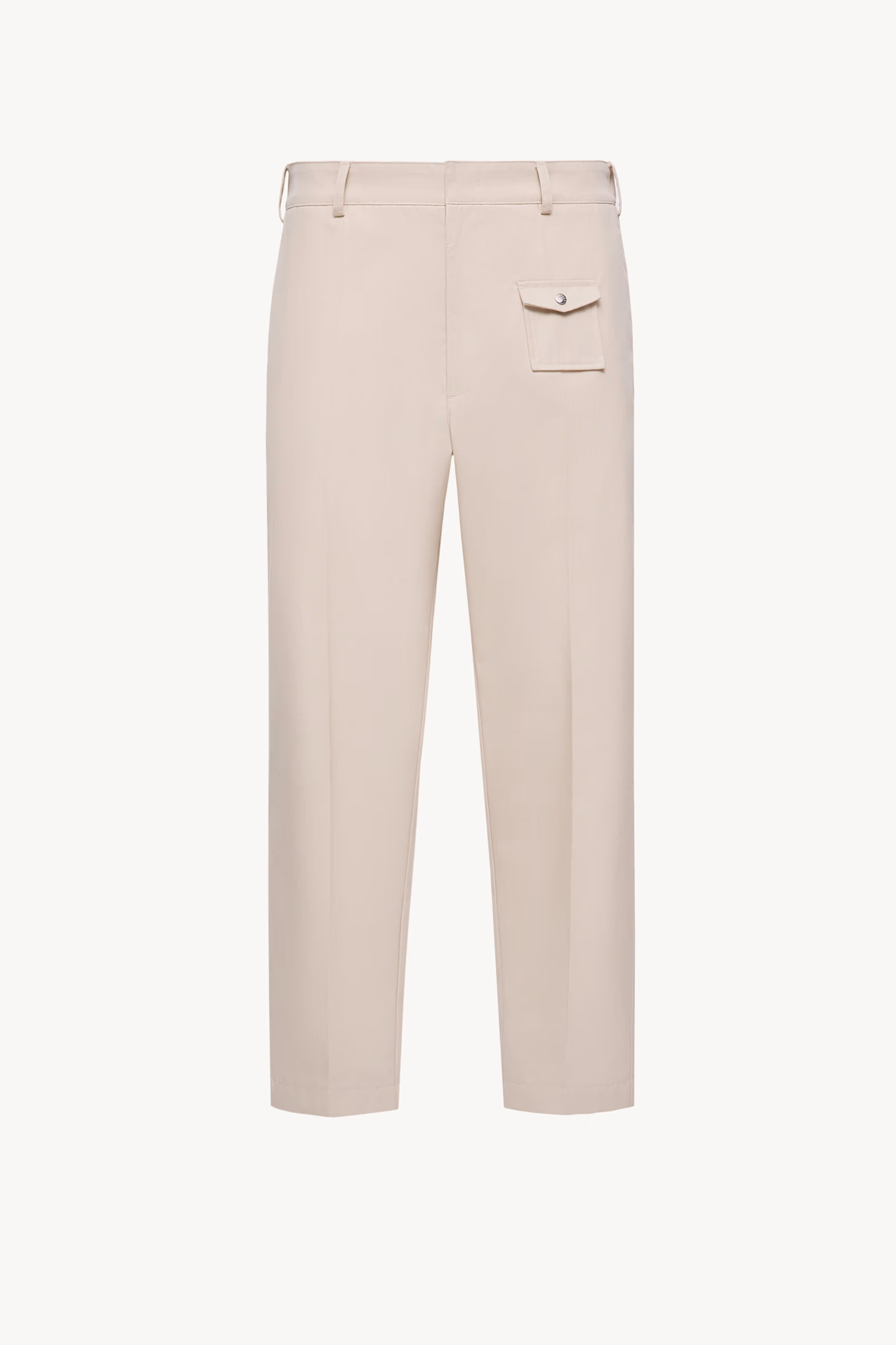 Tailored Gabardine Pants Men Light Beige Moncler 2